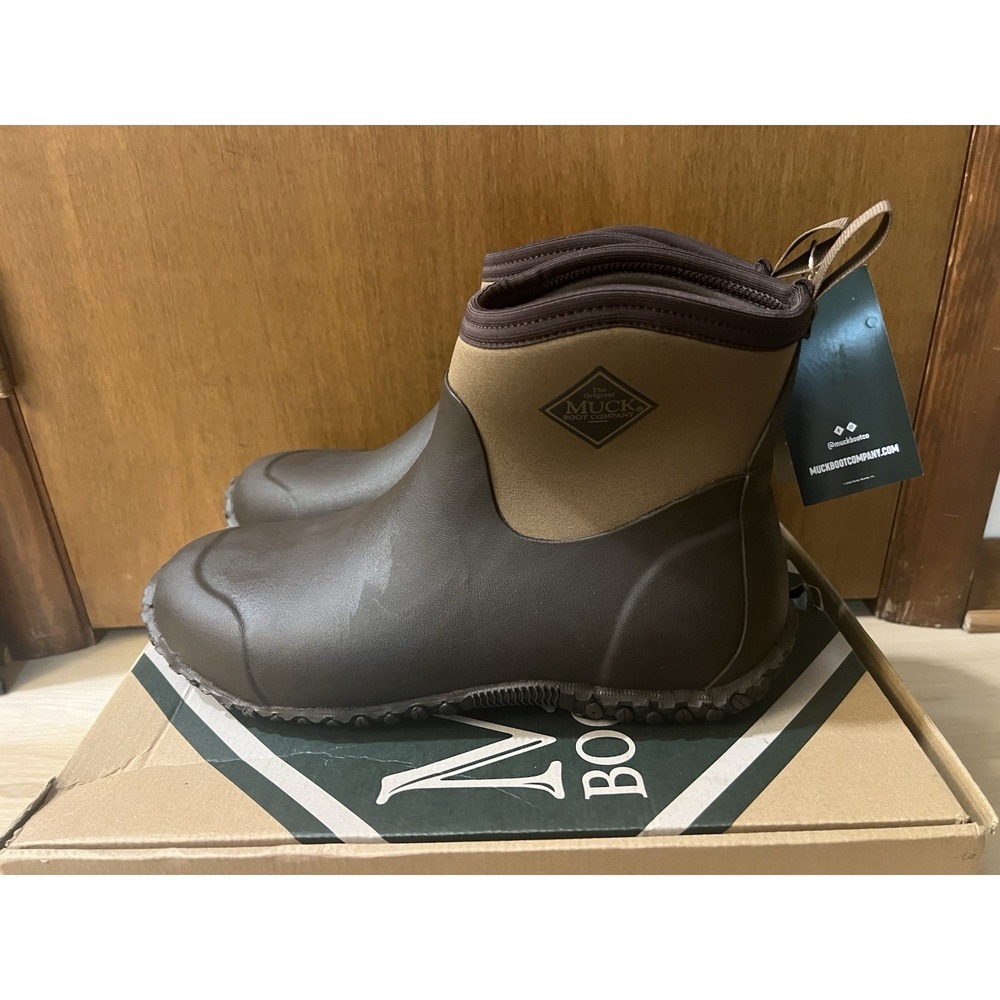 Muck Boots Men's Muckster II Ankle-Height Regular Boot, Bark/Otter, Size 13